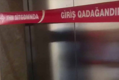 Yasamalda yaşayış binasının qəzalı liftinin fəaliyyəti dayandırılıb