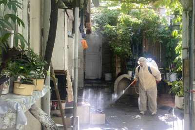 Nəsimi rayonunda dezinfeksiya işləri aparılıb