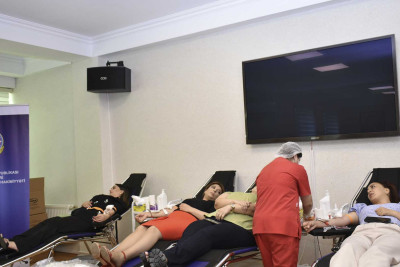 Yasamalda qanvermə aksiyası keçirilib