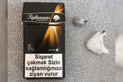 Bakı sakini siqaretin içində narkotik gizlədərək həbsxanaya aparmaq istəyib