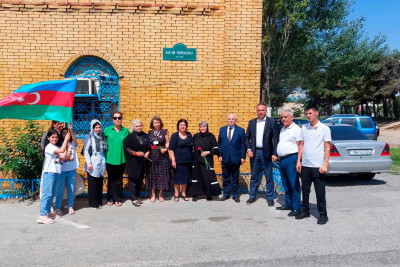 Xətai rayonunda şəhidin adını daşıyan küçənin açılışı olub