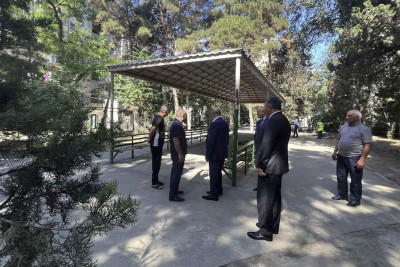 Nəsimi rayonunda daha bir ünvanda abadlıq-quruculuq işlərinə başlanılıb