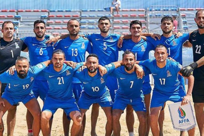 Bakıda çimərlik futbolu üzrə beynəlxalq oyunlar keçirilir