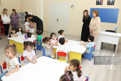 Hövsan qəsəbəsində yeni bağçalar açılıb