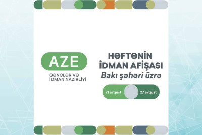 Paytaxt üzrə həftənin idman afişası yayılıb