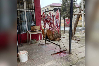 Sabunçu və Suraxanı rayonlarında qanunsuz heyvan kəsimi məntəqələri cərimələnib