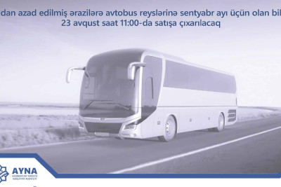 Qarabağa avtobus reyslərinin təşkili davam edir