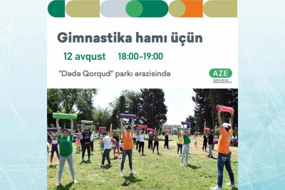“Dədə Qorqud” parkında gimnastika üzrə təlim keçiriləcək