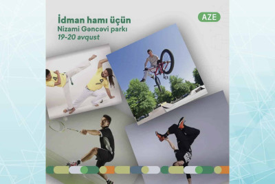 Nizami Gəncəvi parkında kapoeyra və “freestyle” təlimləri keçiriləcək