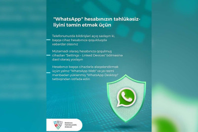 WhatsApp sosial şəbəkəsinə hücum halları artıb
