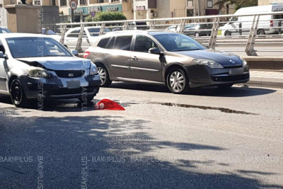 Ziya Bünyadovda zəncirvari yol qəzası baş verib
