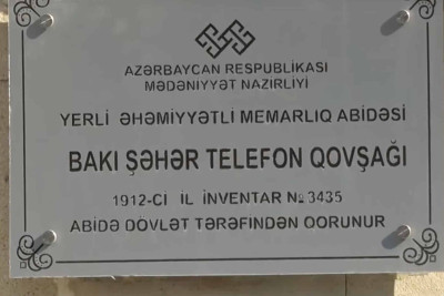 Bakının mərkəzində tarixi binaya 67 ədəd kondisioner quraşdırılıb