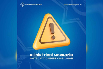 658 nəfər zəhərlənmə ilə bağlı Kliniki Tibbi Mərkəzə müraciət edib