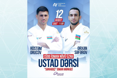 Bakıda cüdo üzrə ustad dərsi keçiriləcək