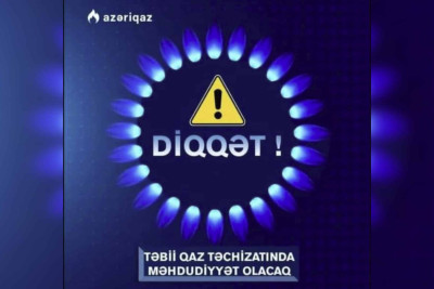 Bu gün Nərimanov rayonunun bu hissəsində qaz olmayacaq