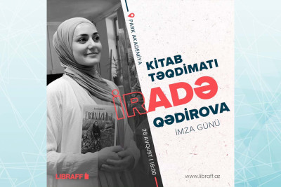 Bakıda İradə Qədirovanın kitabı təqdim olunacaq