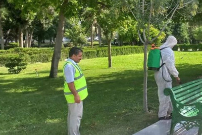 Nəsimidə ictimai yerlər dezinfeksiya olunur