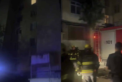 Bakıda sakin mürəbbə bişirərkən evini yandırıb