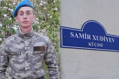 Ramana qəsəbəsində küçəyə şəhidin adı verilib