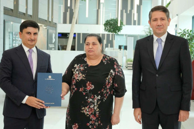 Bakıda 100 mənzil və ev şəhid ailələrinə və müharibə əlillərinə verilib