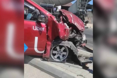 Sabunçu rayonunda “Prius” aşıb - VİDEO