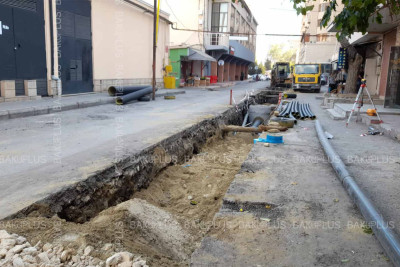 Xətaidə su boruları dəyişdirilir