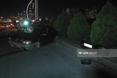 Heydər Əliyev prospektində yol qəzası baş verib