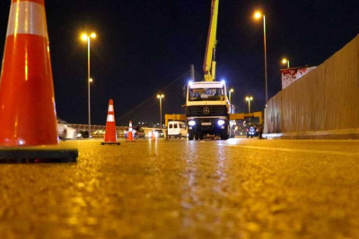 Ziya Bünyadov prospektində daha bir yerüstü keçid inşa olunur