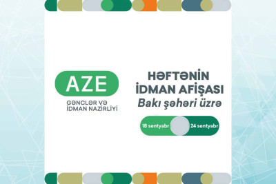 Bakıda keçirilən idman tədbirlərinin həftəlik cədvəli məlum olub