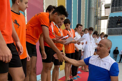 Su polosu üzrə yeniyetmələr arasında Bakı birincliyi keçirilib