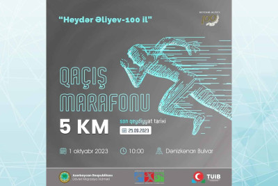 Bulvarda Heydər Əliyevin 100 illiyinə həsr olunmuş qaçış üzrə yarış keçiriləcək