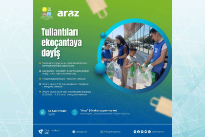 Şüvəlanda “Tullantıları ekoçantaya dəyiş” aksiyası keçiriləcək
