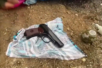 Xəzər rayonunda hərbi sursat tapılıb