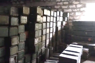 Qozlukörpüdə ferma sursat anbarı kimi istifadə edilib