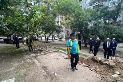 Nəsiminin daha 2 küçəsində əsaslı təmirə başlanılıb