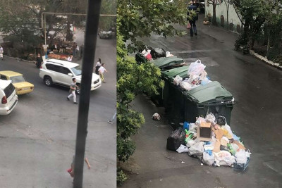 Binəqədidə qoyulan zibil qutuları narahatlıq yaradır