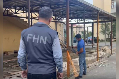 Bakının iki rayonunda qanunsuz tikintilərin qarşısı alınıb