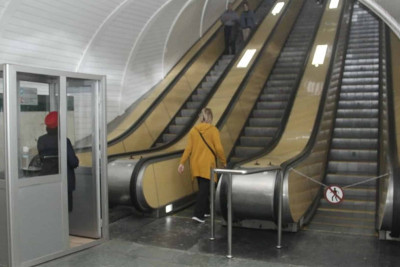 Metronun “28 May” stansiyasındakı eskalator təmir olunub