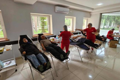Suraxanıda qanvermə aksiyası keçirilib