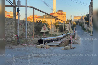 Badamdarda qaz xətləri dəyişdirilir