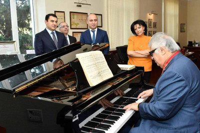 Emin Əmrullayev və Adil Kərimli Bakı Musiqi Akademiyasını ziyarət ediblər