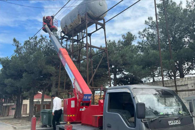 Xəzər rayonunda genişmiqyaslı abadlıq işləri görülür