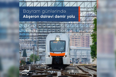 Abşeron dairəvi dəmir yolu xəttinin cədvəlində dəyişiklik olub