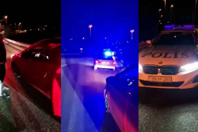 Bakıda xanım sürücünün halı pisləşib: DYP müdaxilə edib