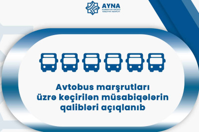 Avtobus marşrutu üzrə keçirilən müsabiqənin bəzi qalibləri məlum olub