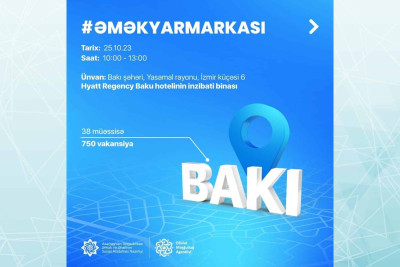 Bakıda növbəti əmək yarmarkası keçiriləcək