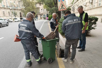 Səbaildə növbəti təmizlik işləri görülüb