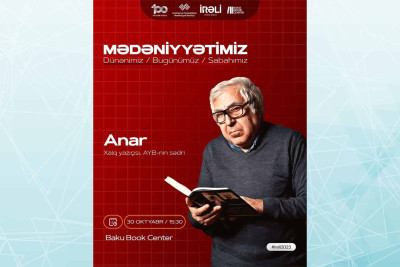 Bakıda Xalq yazıçısı Anar Rzayev ilə görüş keçiriləcək