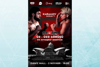 MMA döyüşçüləri “Deniz Mall” Ticarət Mərkəzində görüş keçirəcəklər