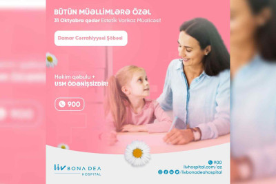 Bakıda hospital müəllimlər üçün kampaniya keçirir